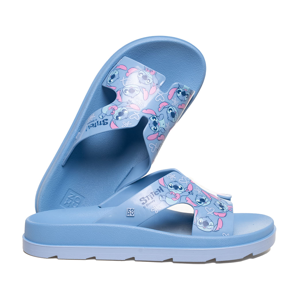 Babuche Azul Disney Stitch Zaxy Feminina | Paquetá